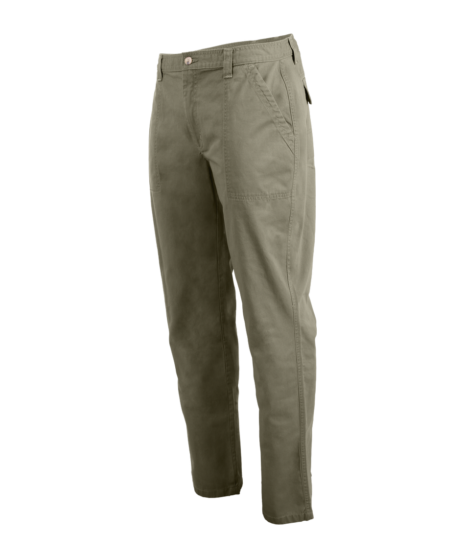 Gorongosa Flat Front Chino Trouser - With Utility Back Pockets