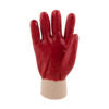 REBEL Tru Touch Red PVC Medium Weight Wrist Gloves - Pack of 12