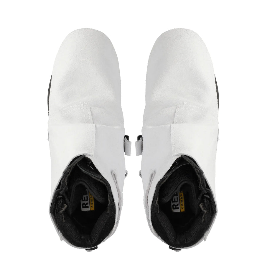 Chrome Leather Ankle Spats