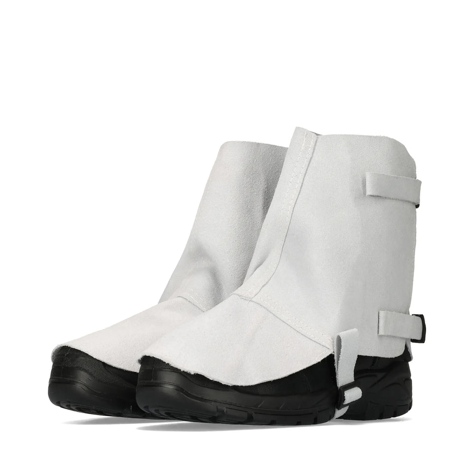 Chrome Leather Ankle Spats