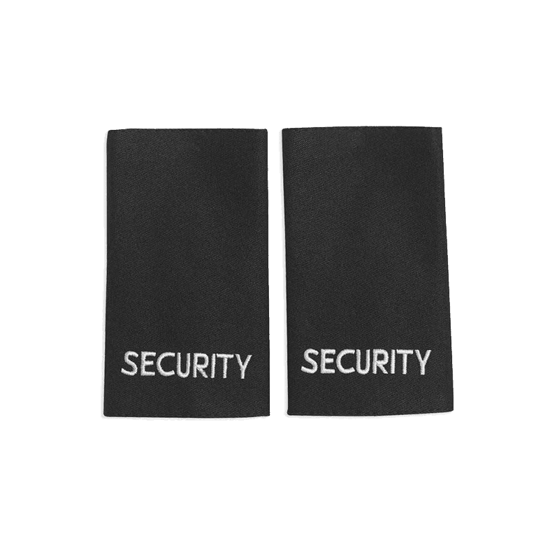 Security Embroided Epaulets