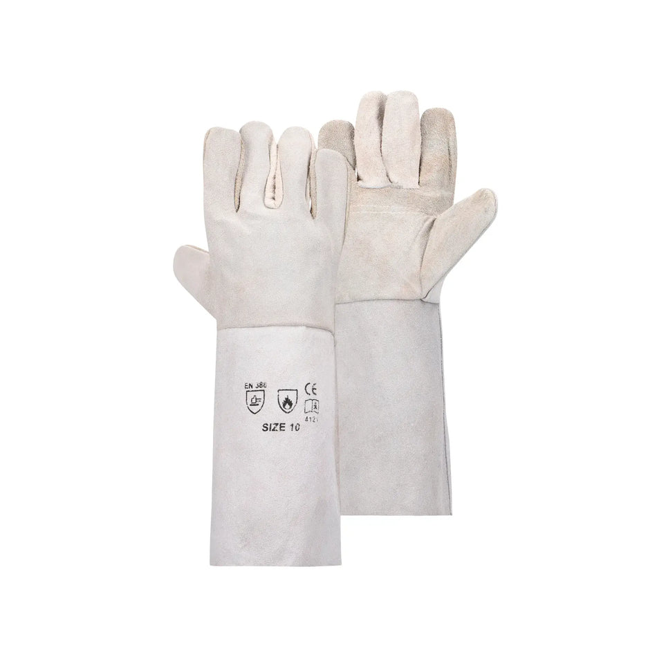 REBEL Tru Touch Chrome Leather Gloves Elbow Length - Pack of 12