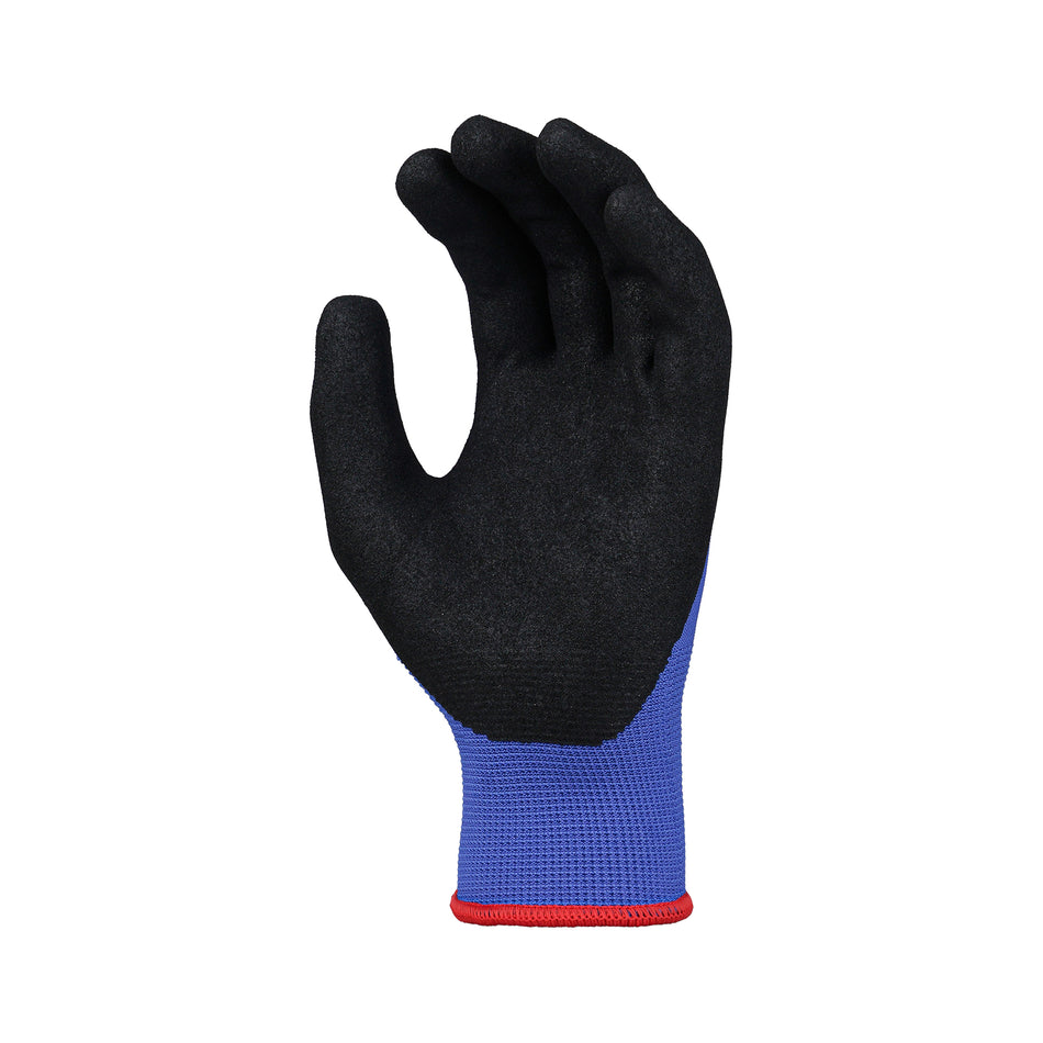 REBEL Tru Touch Blue Sandy Nitrile Gloves - Pack of 12