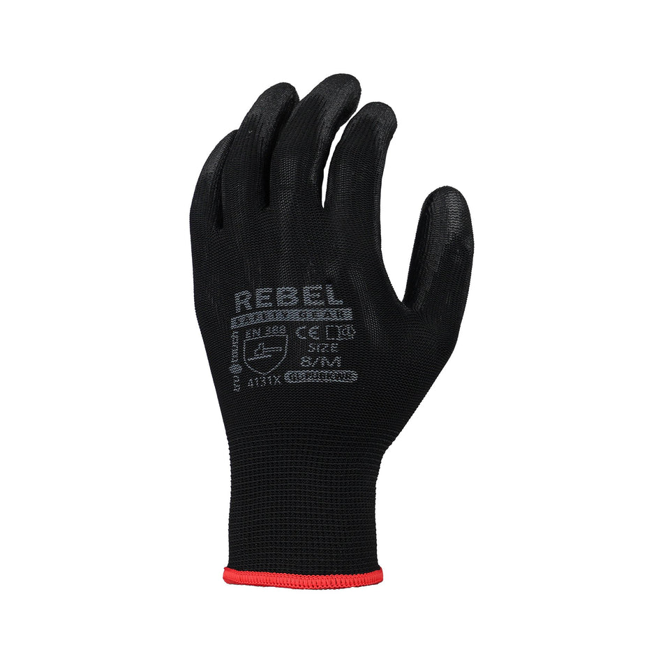 REBEL Tru Touch PU Coated General Handling Gloves - Pack of 12