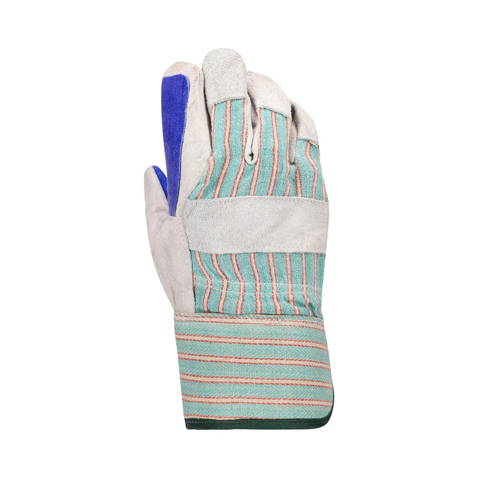 REBEL Tru Touch Leather Rigger Candy-Striped Gloves - Pack of 12