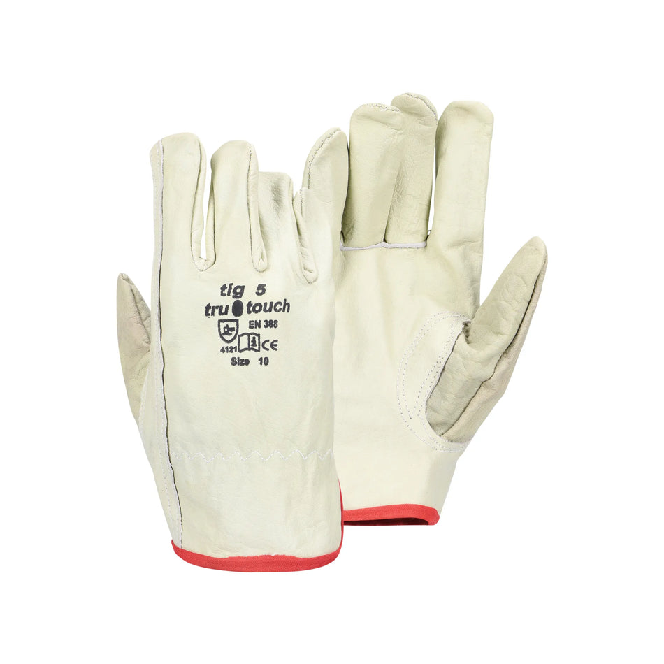 REBEL Tru Touch Tig Full Grain Leather Gloves - Pack of 12