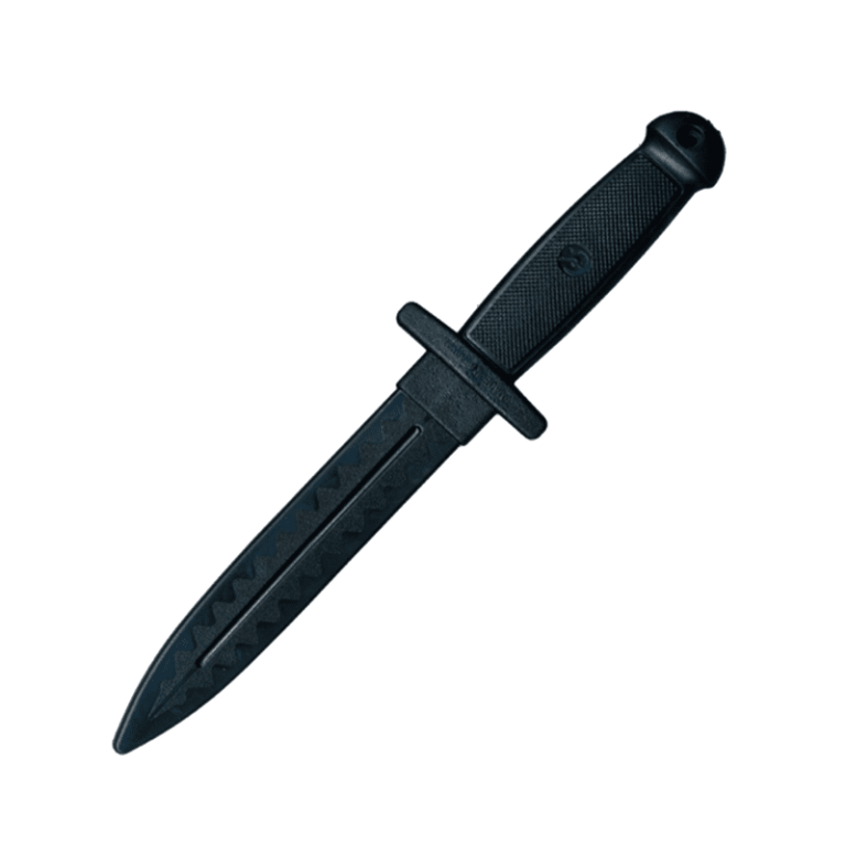31cm Rubber Training Knife - Black