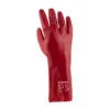 REBEL Tru Touch Red PVC Medium Weight Elbow Gloves - Pack of 12