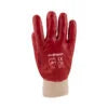 REBEL Tru Touch Red PVC Medium Weight Wrist Gloves - Pack of 12