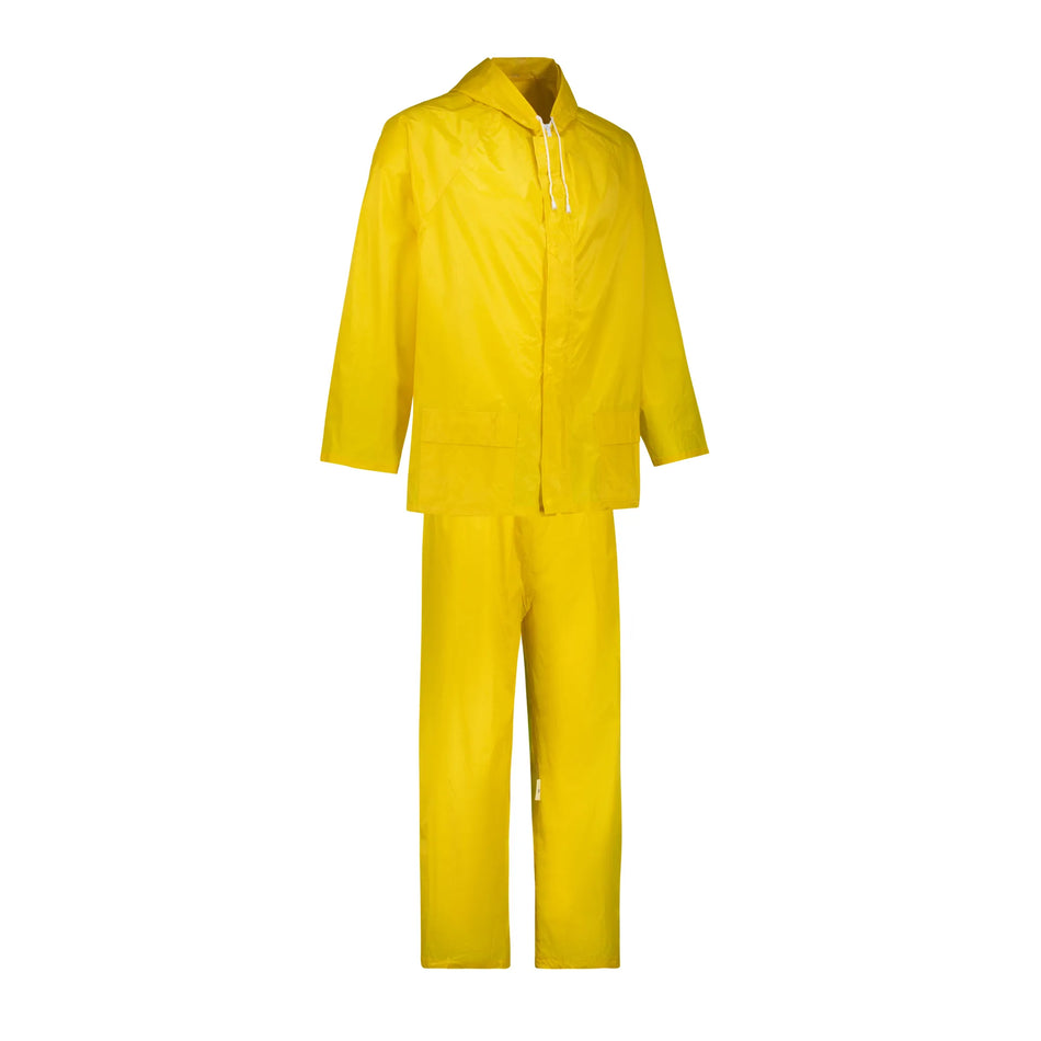 REBEL AquaSkin Rubberised Yellow Rainsuit