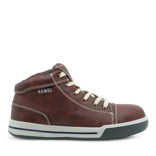 REBEL Hi Top Boot - Brown
