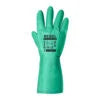REBEL Tru Touch Green Nitrile Chemical Gloves - Pack of 12