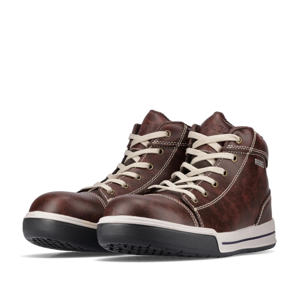 REBEL Hi Top Boot - Brown