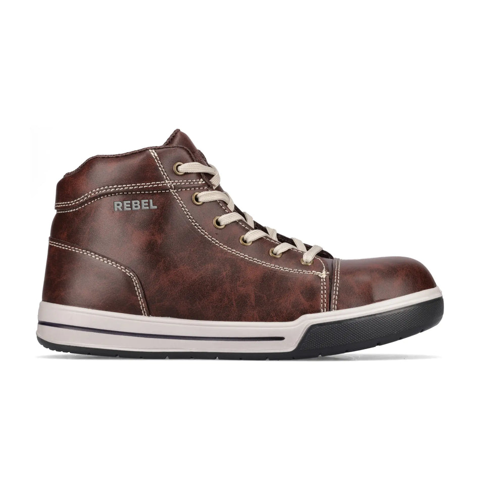 REBEL Hi Top Boot - Brown