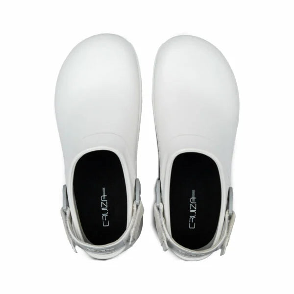 REBEL Cruiza Chef-Pro Slip-on Clog - White and Black
