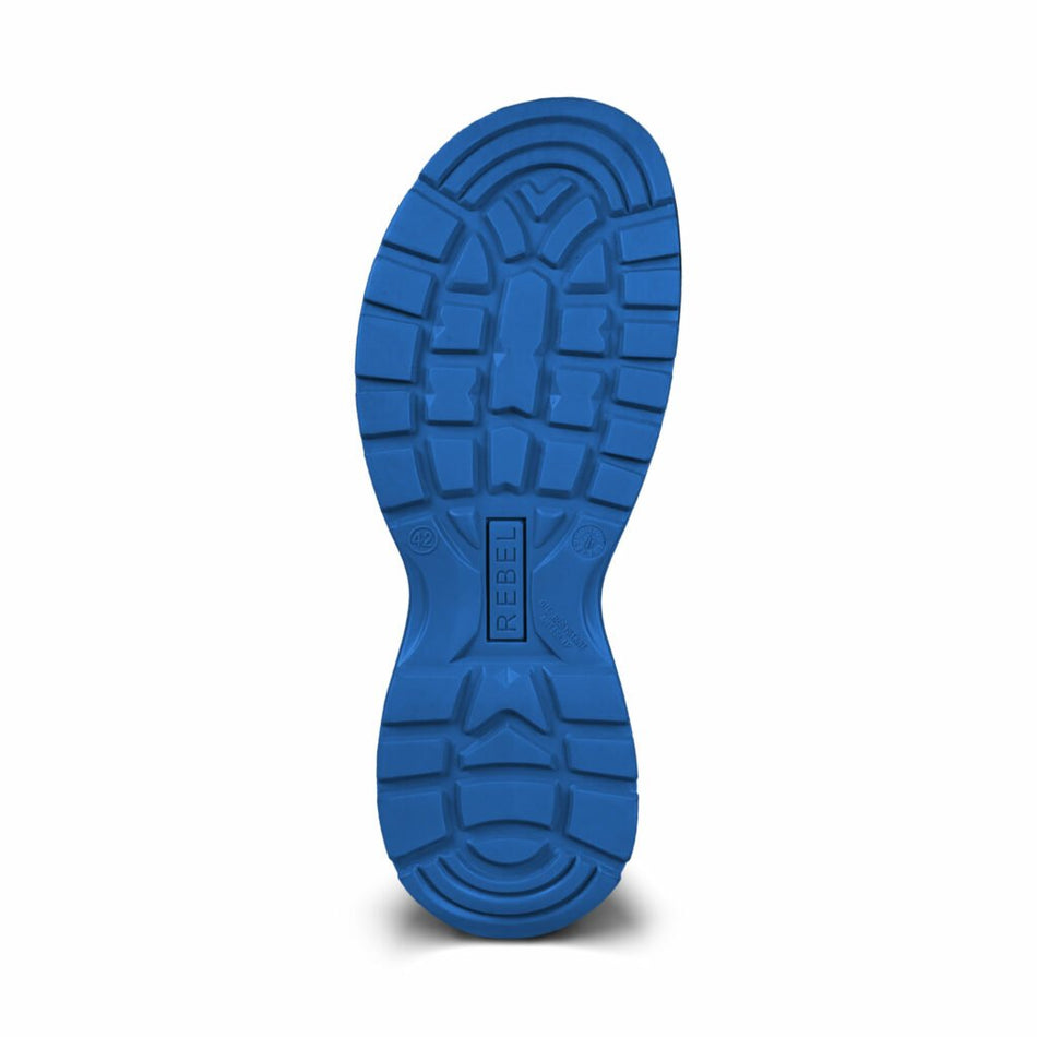 REBEL Cruiza Medi-Pro Slip-on Clog - White and Blue