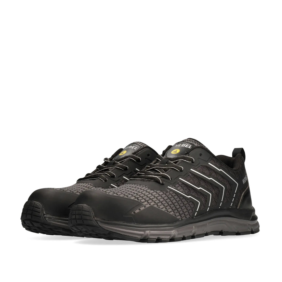 REBEL Men’s Light Industrial 2.0 Shoe Black
