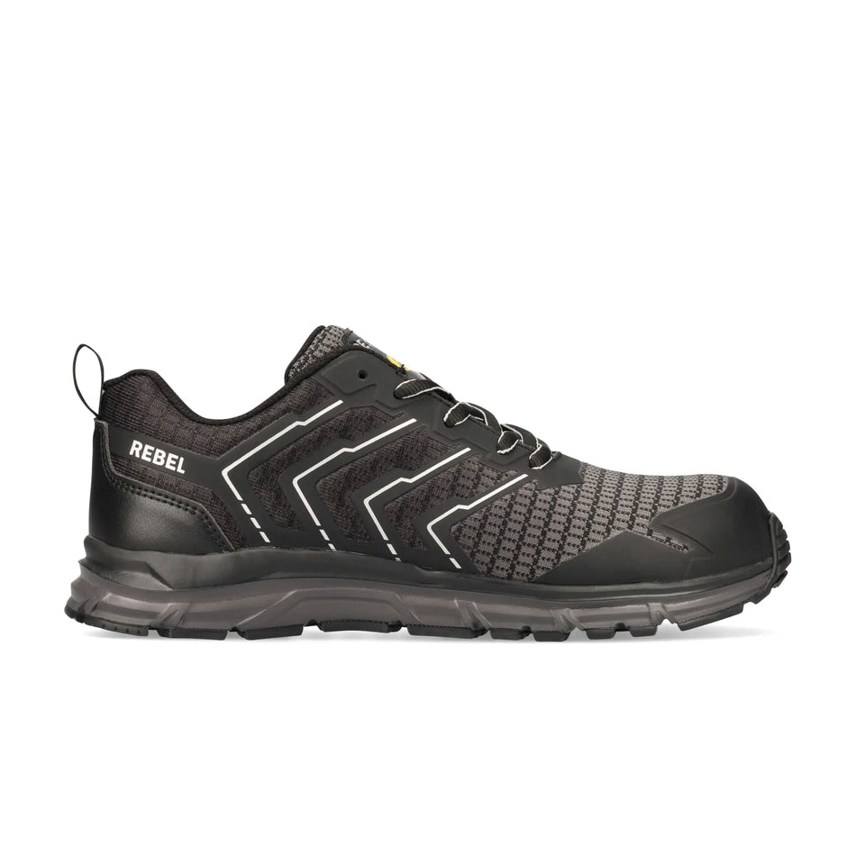 REBEL Men’s Light Industrial 2.0 Shoe Black
