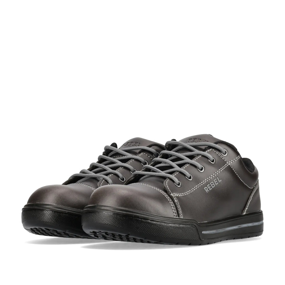 REBEL Lo Top Safety Shoe - Black
