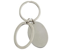Dual Oval Keyring-0