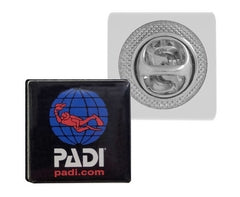 Lapel Badge Pin Clip - STD Size (30mm x 30mm)-0