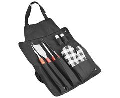 Wooden Braai Set Apron-0