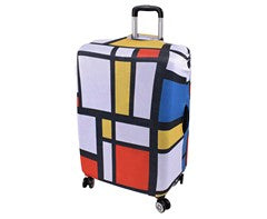 Stretch Luggage Cover - 28 inch (Checkered)-0