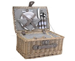2-Person Wicker Picnic Basket-0