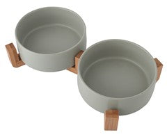 2-Piece Pet Bowl & Stand-0