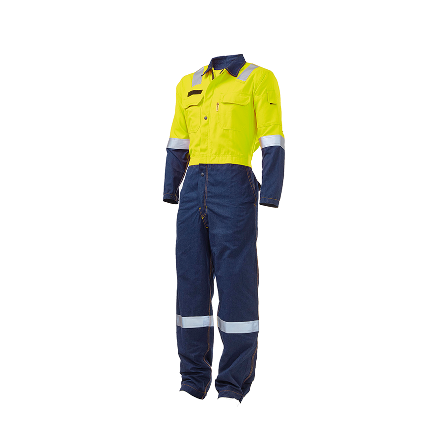 Modacrylic Hi-Viz Two Tone Boilersuit