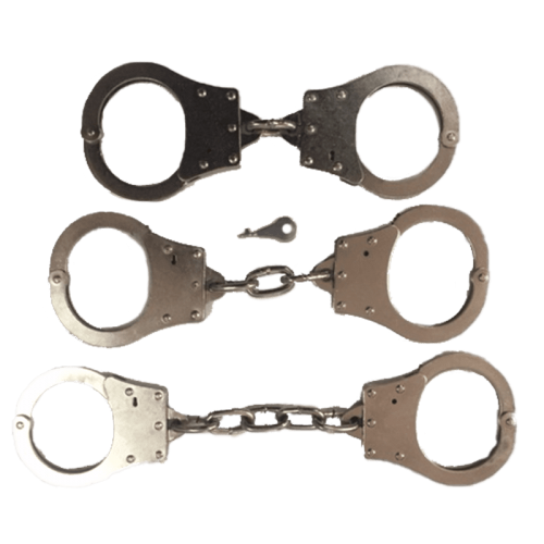Handcuff - 2 Links - Silver Plated